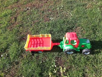 Detskú tatrovku,bager ,nakladač,traktor +vlečka, domiešavač, - 6
