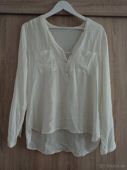 ružová sukňa, sivé rifle, čierna blúzka, čierna sukňa,košele - 6