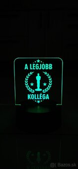 Led lampa s vlastným textom / logom - 6