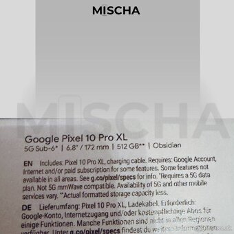 Google Pixel 10 Pro XL 512Gb Obsidian - 6