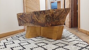 Drevený stolík masív - 6