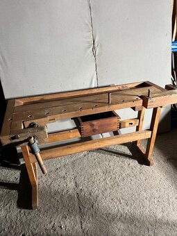 Predám starý stolársky ponk - 6