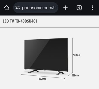 Televízor Panasonic Viera uhlopriečka 100cm - 6