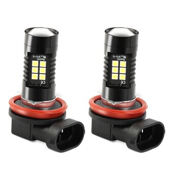 H8 H11 LED hmlovky žiarovky do auta 1200LM 6000K 12V biele - 6