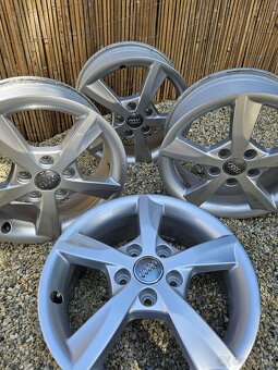 Atraktívne, originálne hliníkové disky AUDI - 5x112 r16 - 6