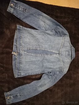 Damska dzinsova, riflova bunda M ,XL - 6