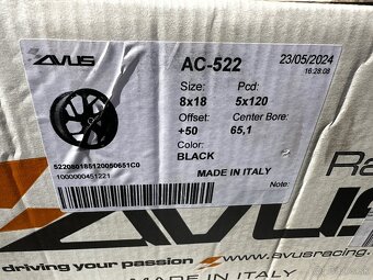 5x120 R18 8J ET50 Volkswagen T5 / T6 - 6