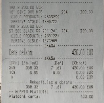 Detsky bicykel ROCKRIDER /DECATHLON/ 20 - 6