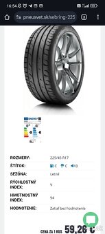 225/45 R17 Sebring UHP - 6