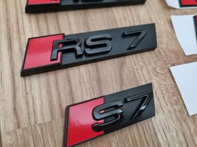 Napis logo znak - S3 RS3 S4 RS4 S7 RS7 RS6 SQ8 SQ7 SQ5 S8 - 6