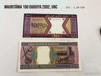 ROZPREDAJ ZBIERKY - bankovky UNC, sada S - 6