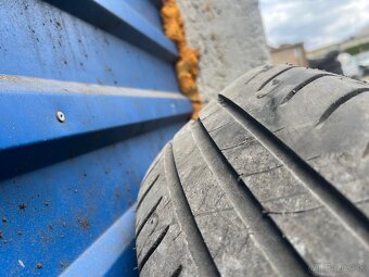 Predám plechové disky 5x100 r15 s letnými pneu - 6