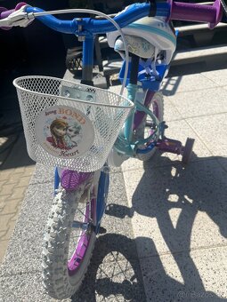 Predám detský bicykel Frozen veľkosť 12 - 6
