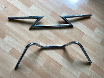 Riadítka na chopper Z-bars / Cruiser riadítka na motorku - 6