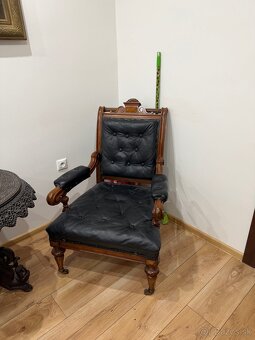 Starožitné novorenesančné kreslá (pár) - 6