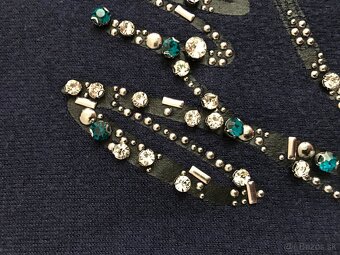 GUESS originál kráľovská Modra/rolacikove tricko S/M - 6