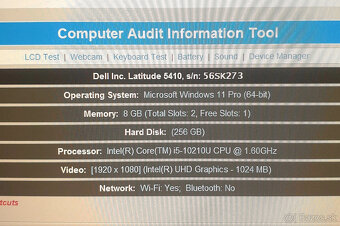 Dell Latitude 5410 TOP STAV 8GB/256GB/Win11PRO - 6