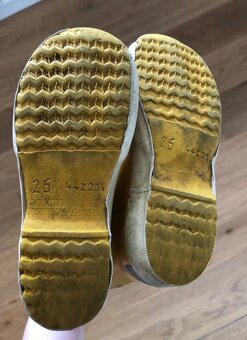 ————Žlté unisex gumáky Bergstein, 25, 3.50 E——— - 6