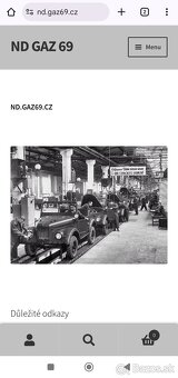 Gaz 69 - vzduchový filtr - NOVÝ - 6