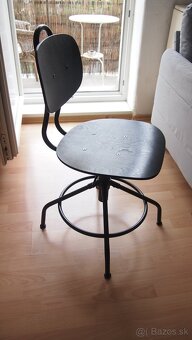 OTOčNá STOLIčKA, čIERNA - KULLABERG, IKEA - 6