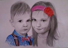 Kresba - Kreslenie portrétov - Deti - 6