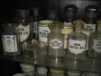 Predam zbierka starozitna lekarenska nadoba, flaska... - 6