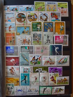 Pekná zbierka známok 1 - 6