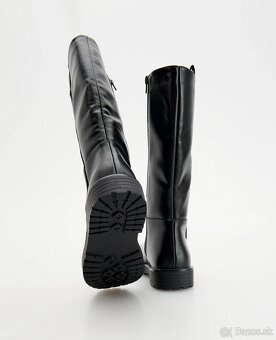 Čierne čižmy Reserved - 6