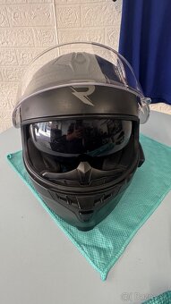 Street Racer prilba, s Cardo Spirit HD intercom velkost M - 6
