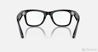 Ray-Ban Meta Wayfarer, Číre / Lesklá čierna, Štandardné - 6