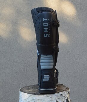 Predám mx čižmy SHOT sivé - 6