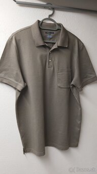 Pánska košeľa zn.Van Heusen krátky rukáv, khaki ,XL - 6