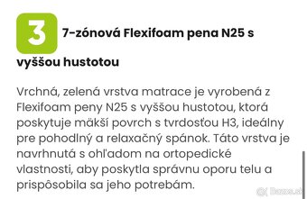 Obojstranný matrac 180x200 - 6