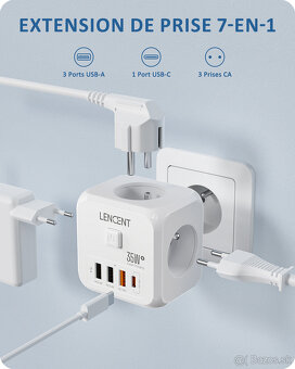 Redukcia, adapter, nabijačka 7v1 - úplne nová - 6