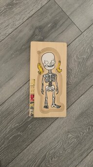 Drevené puzzle goki - ľudské telo - 6