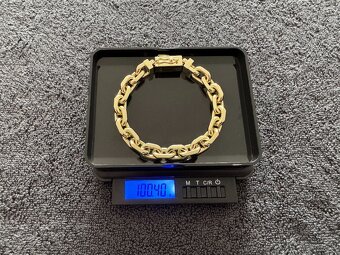 Zlaty naramok pilka 14k 585/1000 100g - 6