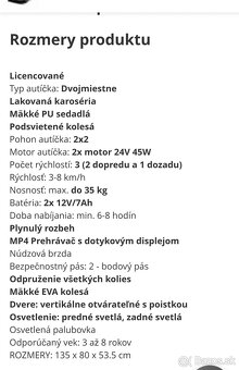 Elektrické autíčko Lamborghini - 6