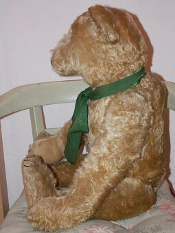 Veľký 65 cm vlastenecký medveď STEIFF z predvojnového obdobi - 6