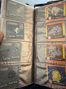 POKEMON 1999 FIRST EDITION stickers GOLD, SILVER, COMMON - 6