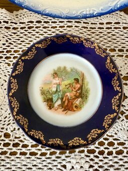 MODROBIELY PORCELÁN A SKLO DO ZBIERKY - 6