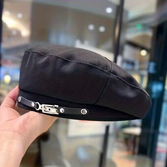 Čierna baretka nová - 6