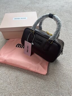 Miu Miu Arcadie Leather Bag - Brown - 6