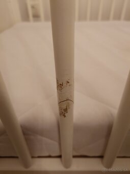 Detská postieľka s vyberateľnými tyčami + matrac - 6