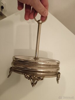 Starožitná porcelánová soľnička a korenička - 6