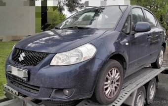 SUZUKI SX4 1.6 2008 predám DVERE sedan, NÁRAZNÍK, MOTOR M16A - 6