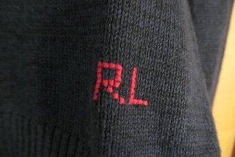 RALPH LAUREN BEAR ikonicky bavlneny damsky sveter M - 6
