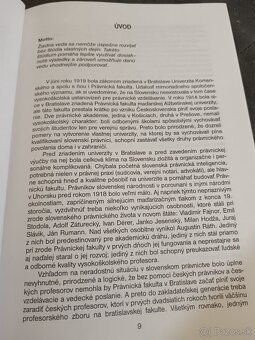 Predám knihy Právnici na univerzite Komenského v Bratislave - 6