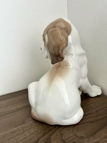 Porcelanova soska psa bernardin Nymphenburg - 6