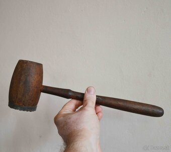 Starý drevený tĺčik (32x10cm) - 6