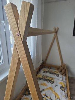 Detská posteľ- domček, masív - Jaseň - 6